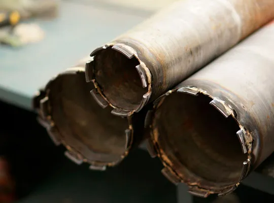 Восстановление алмазных коронок