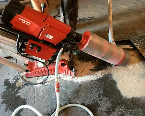 Алмазное сверление под углом